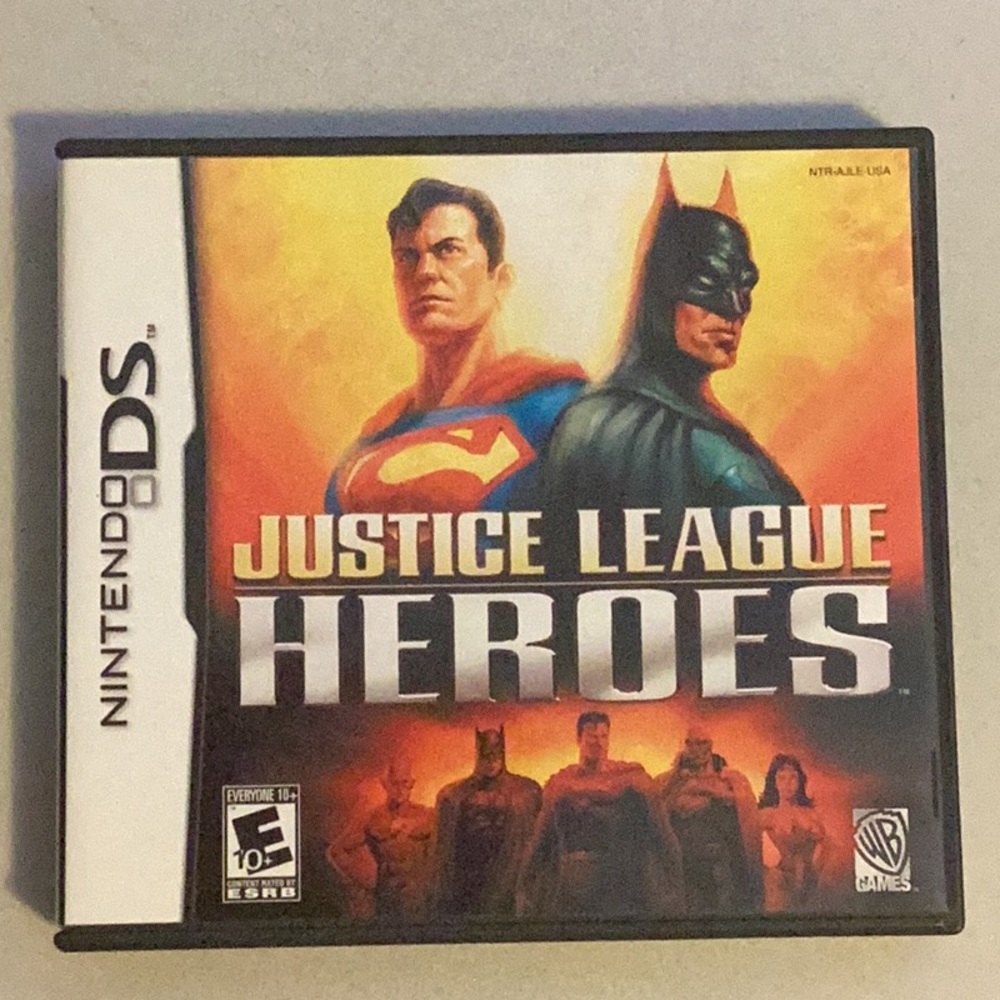 Justice League Heroes Nintendo DS Game Marvel Superheroes Batman Superman